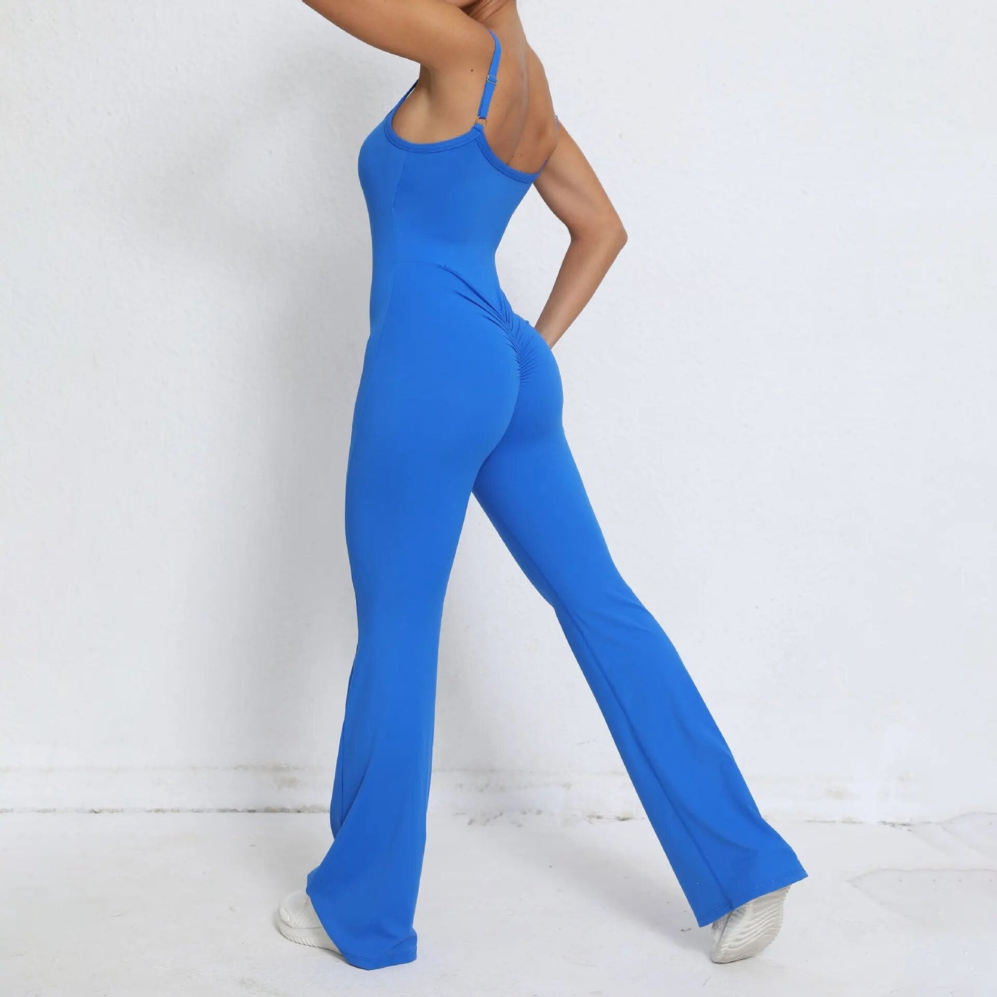 Essential Strappy Flared Jumpsuit