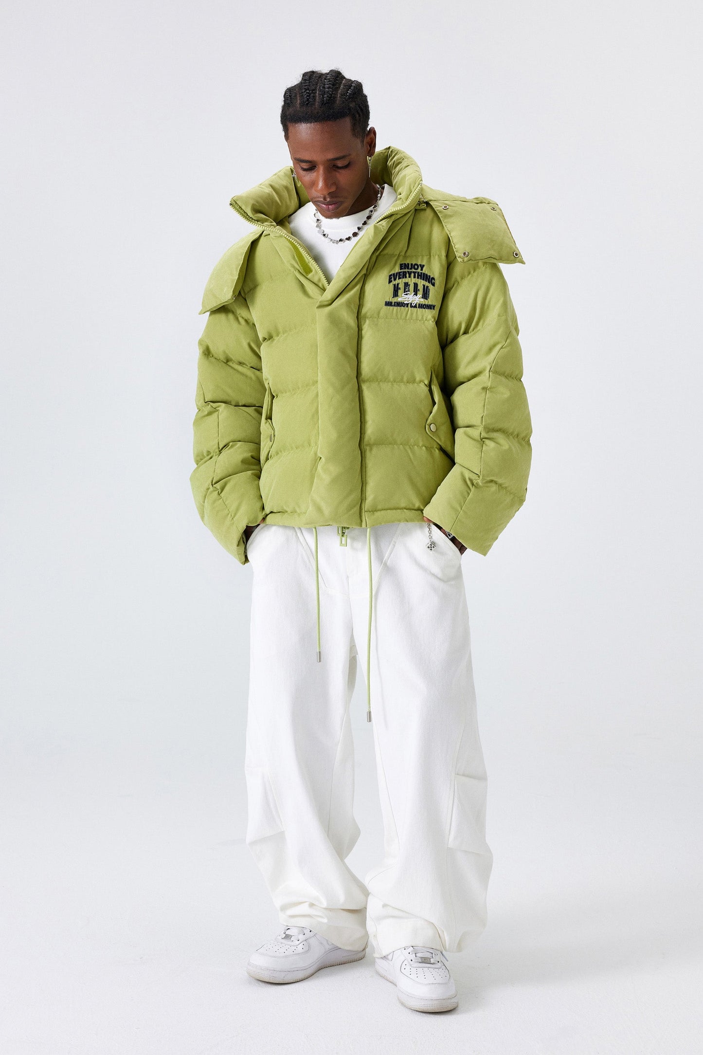 MEDM 후드 다운 재킷