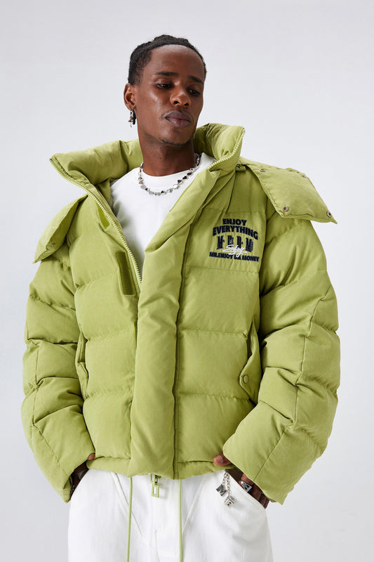 MEDM 후드 다운 재킷