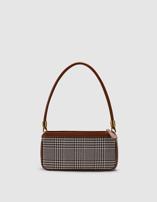 Houndstooth Shoulder Bag