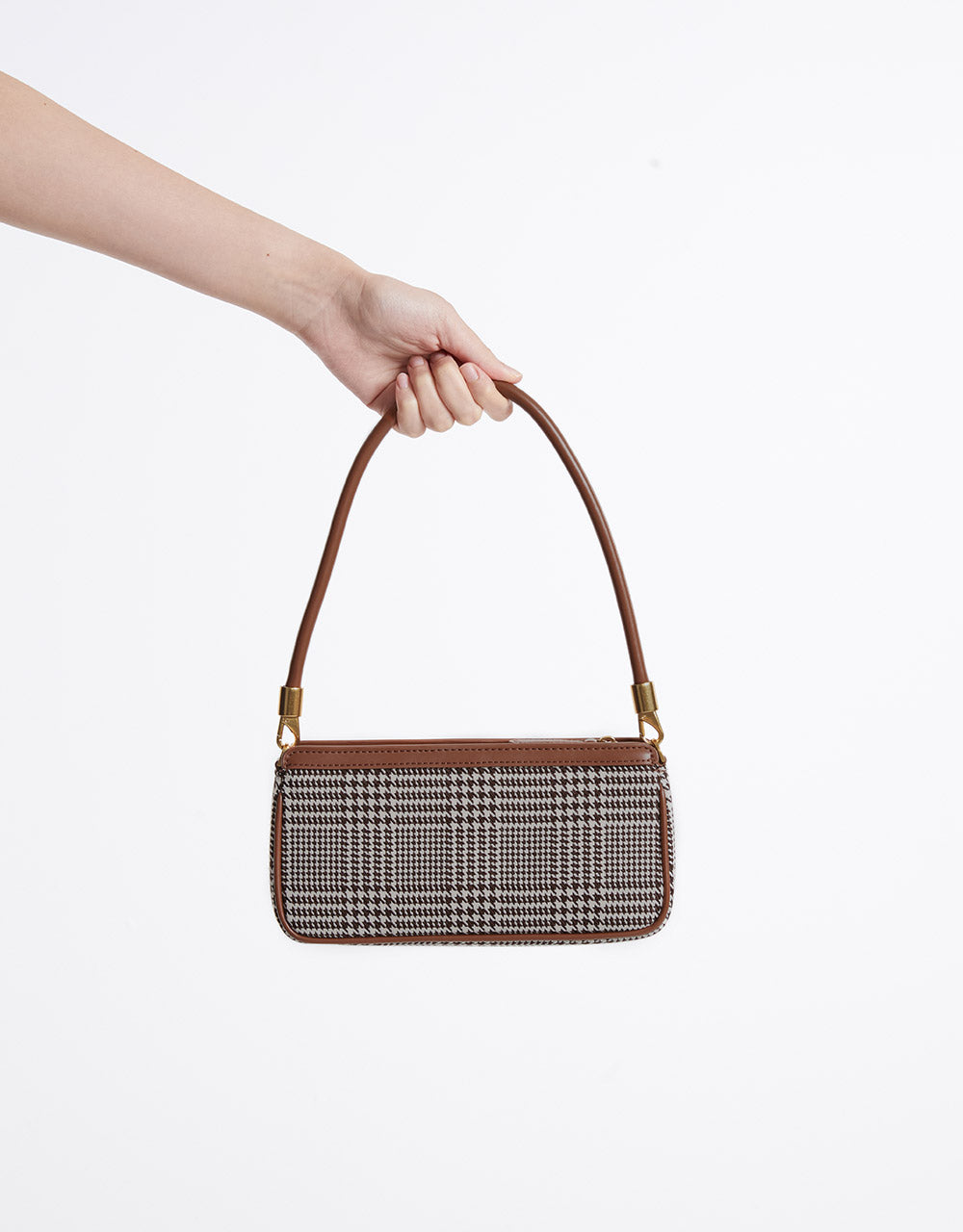 Houndstooth Shoulder Bag