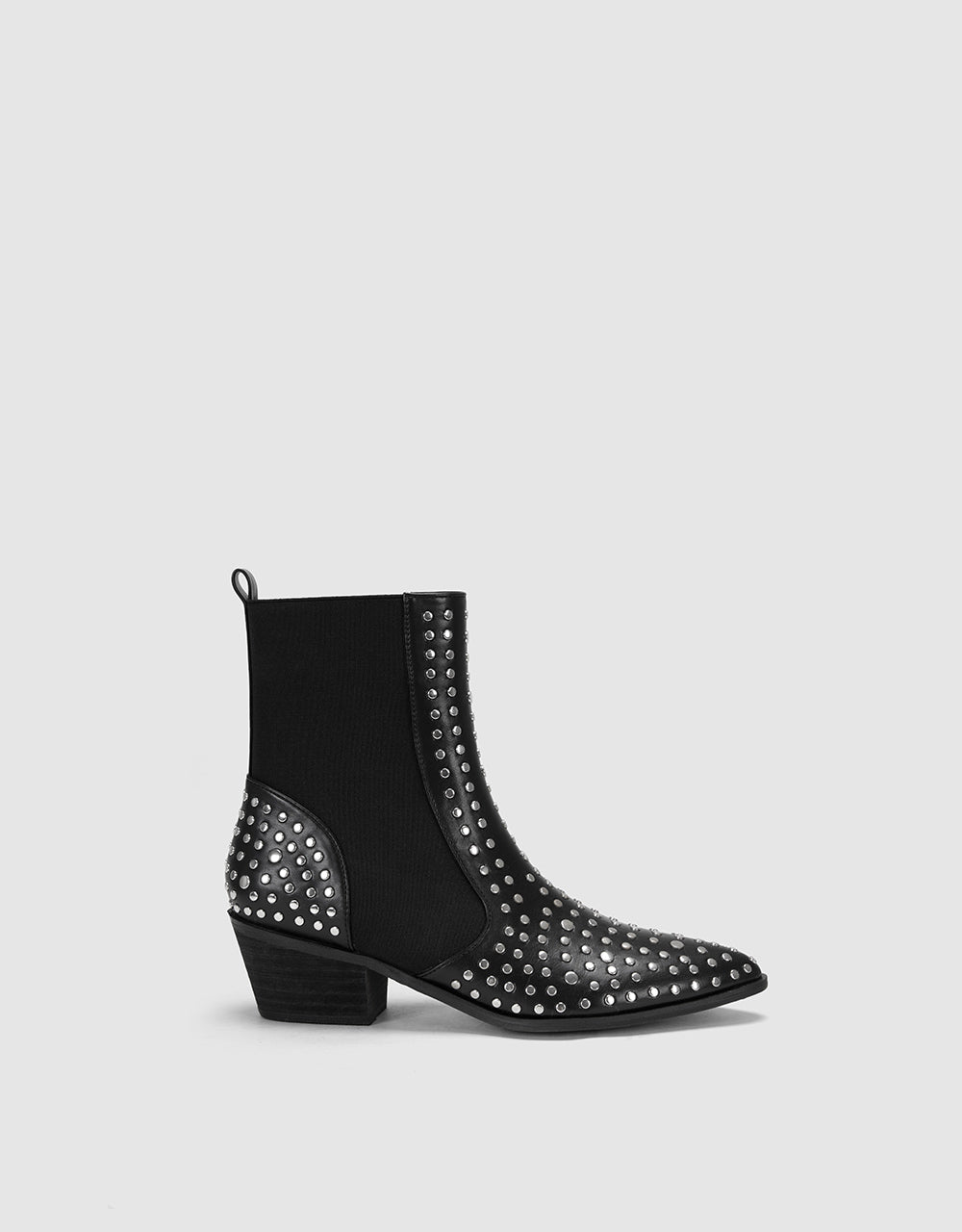 Studded Heeled Boots