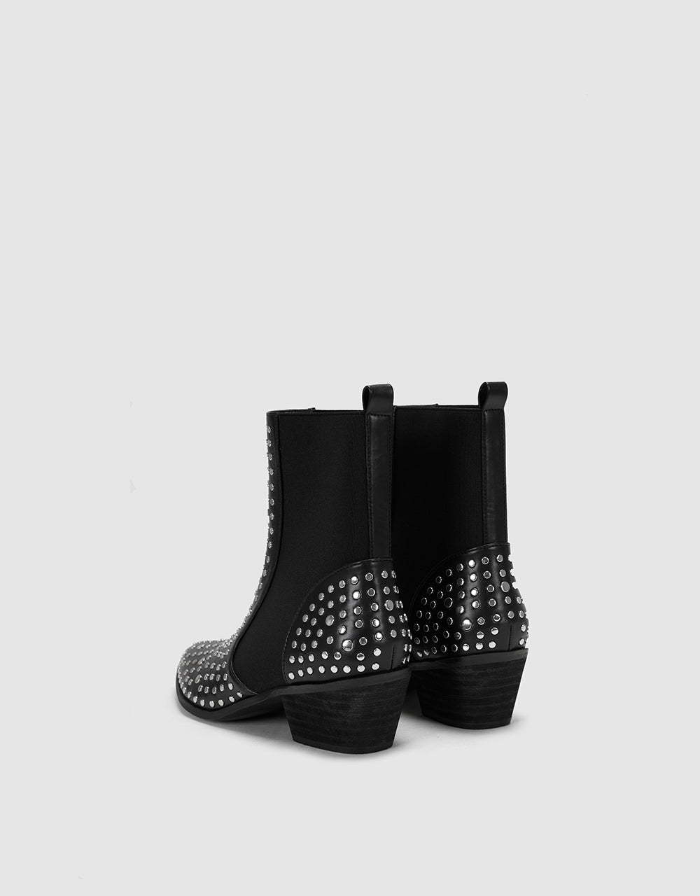 Studded Heeled Boots