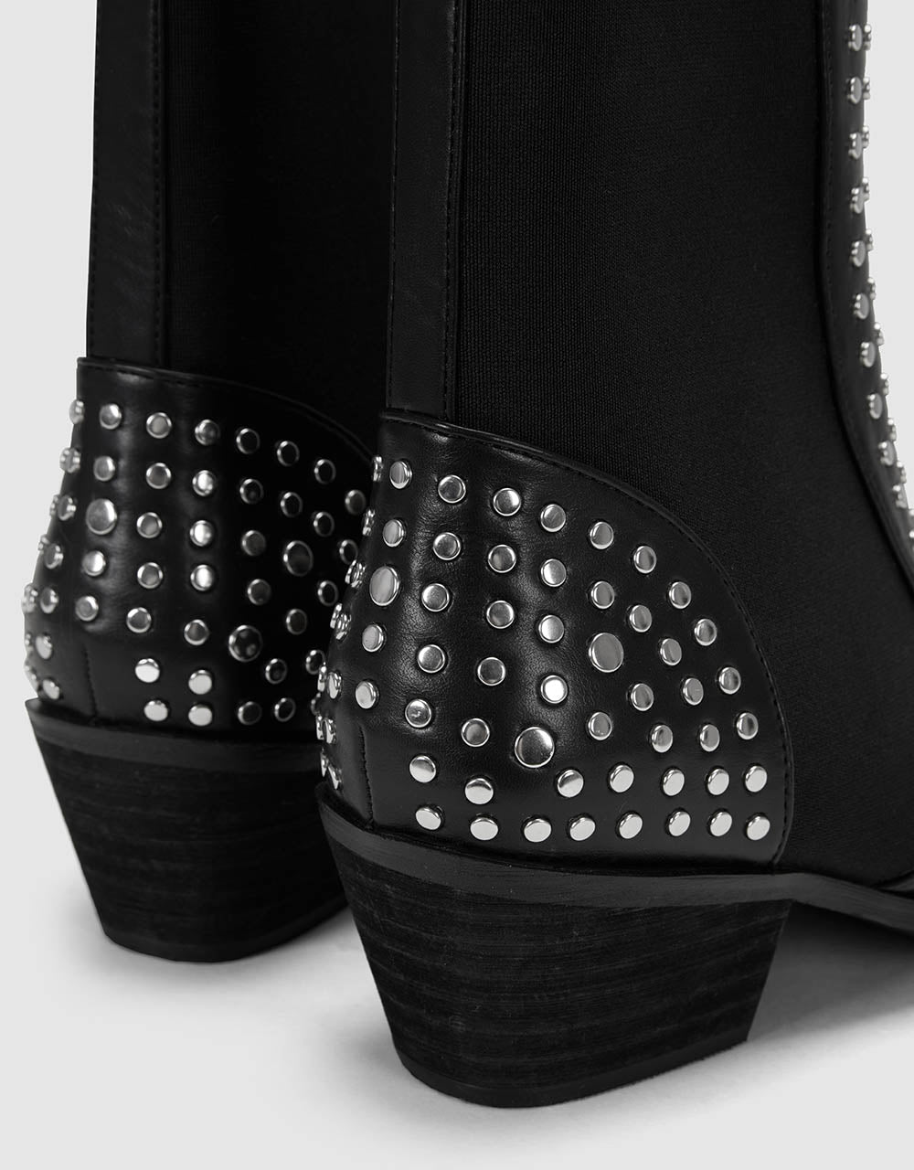 Studded Heeled Boots