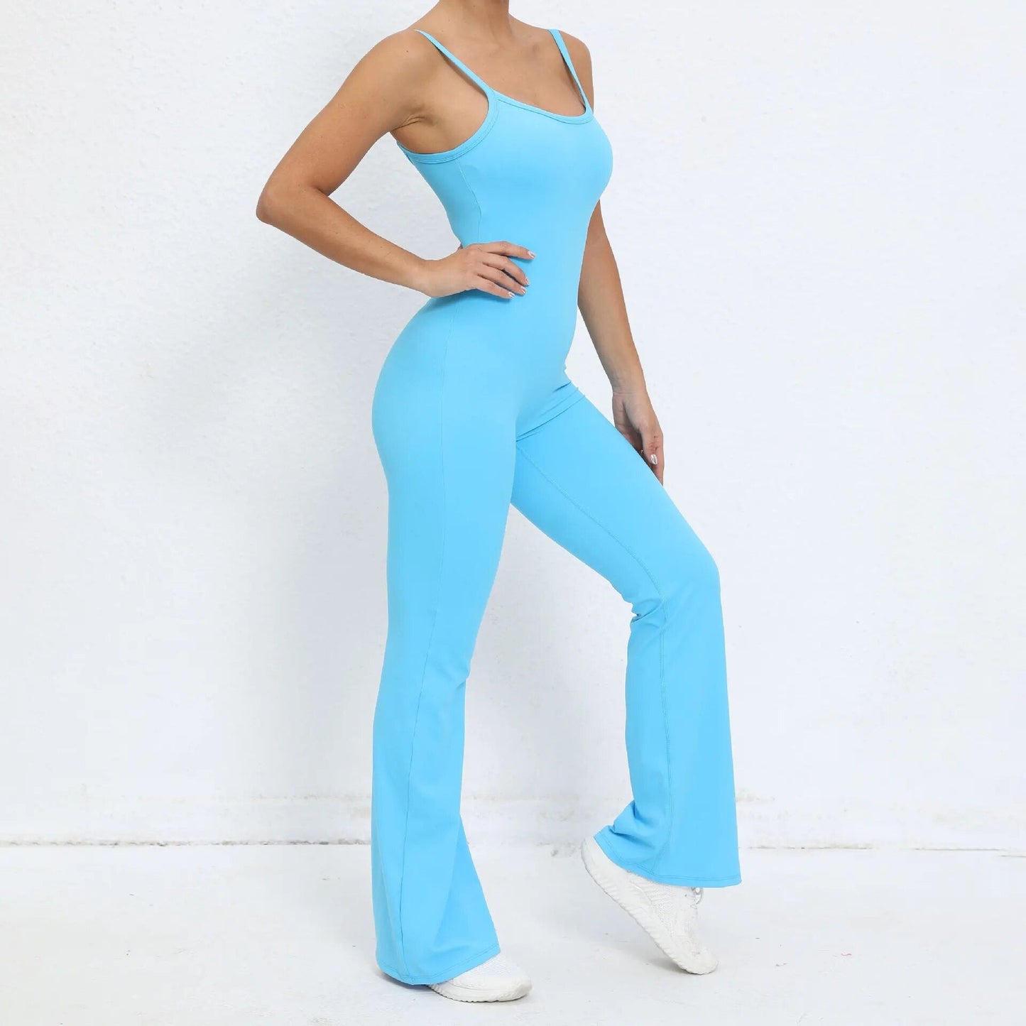 Essential Strappy Flared Jumpsuit