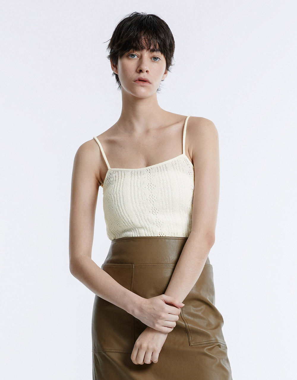 Pointelle Knitted Camisole