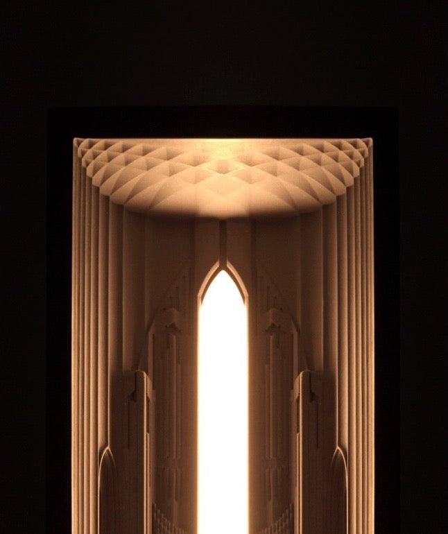 Organ Church Concrete Lamp