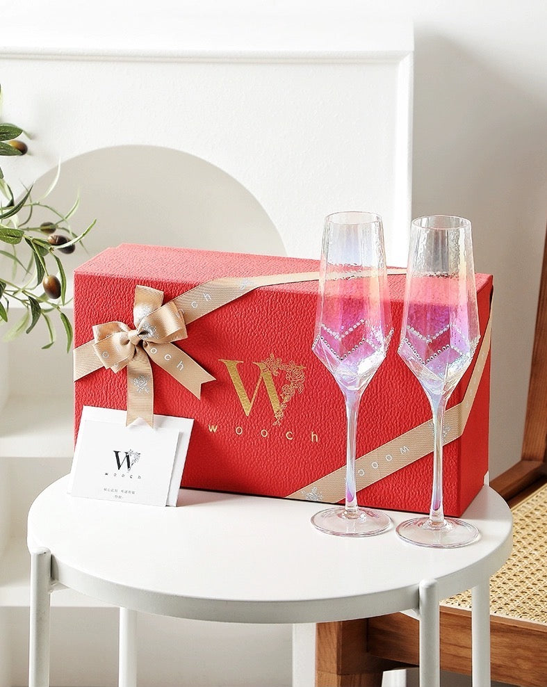 Ethereal Journey - Diamond Sparkle Goblets Gift Set