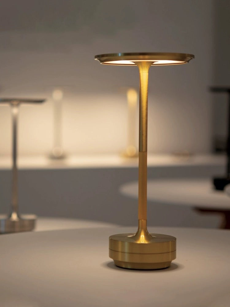 Elegance Touch - Luxe Aluminum Ambient Table Lamp