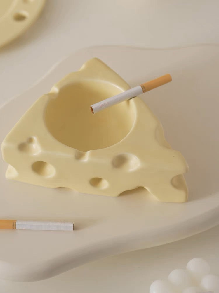 Cheesy Ceramic Ashtray