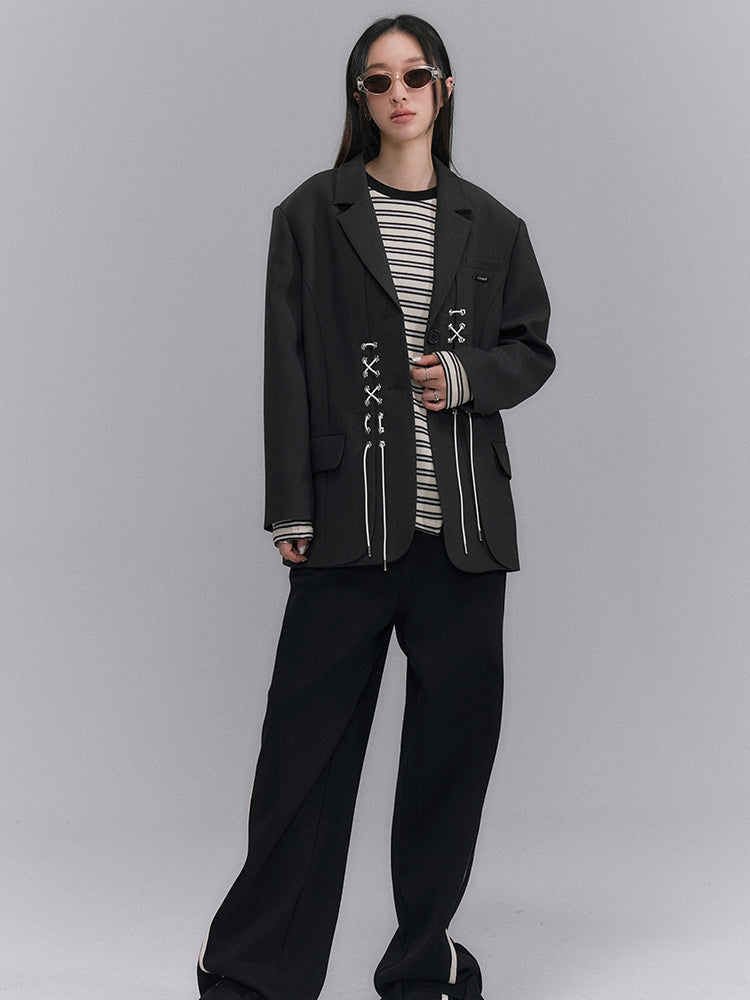 Lace-up Nichi Oversize Jacket