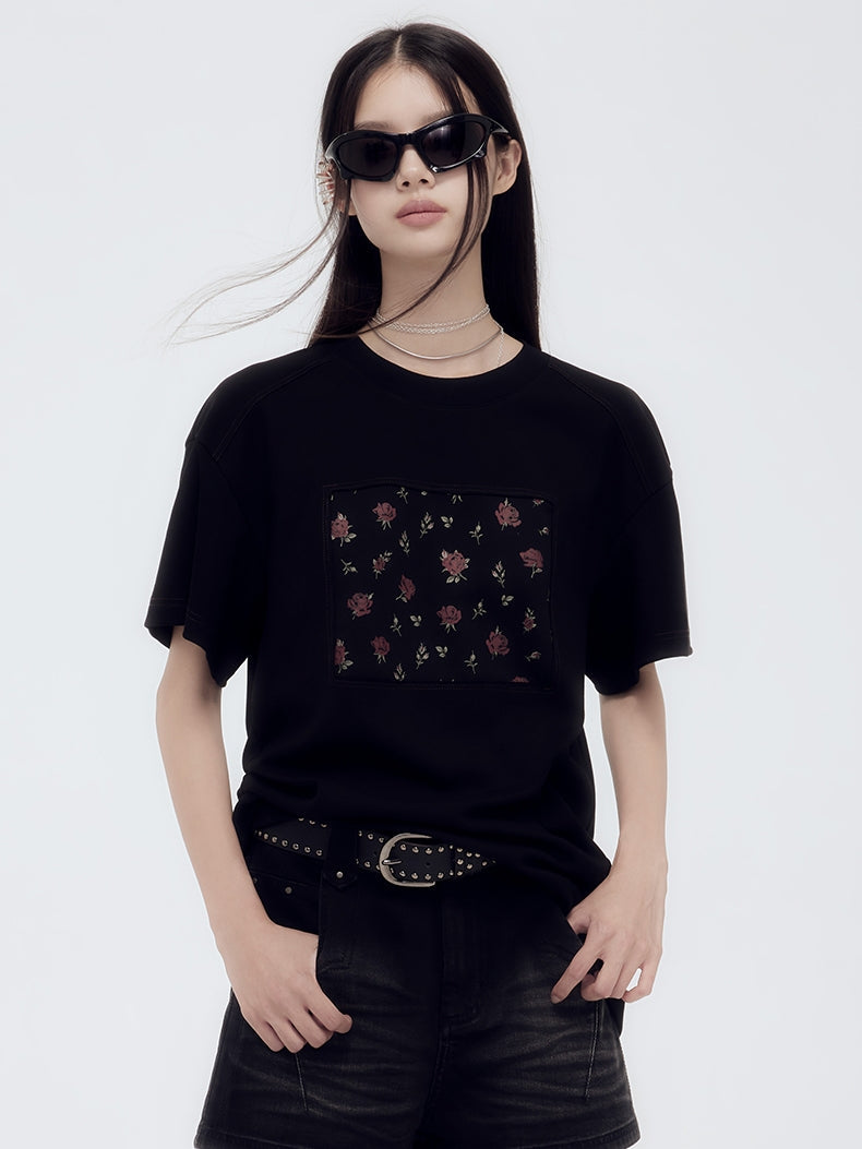 Rose Casual Oversize T-Shirt