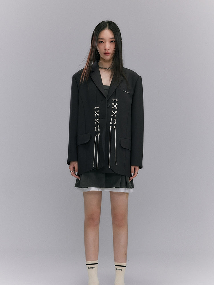 Lace-up Nichi Oversize Jacket