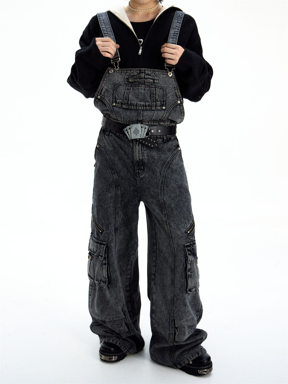 Unisex Denim Pants Overall