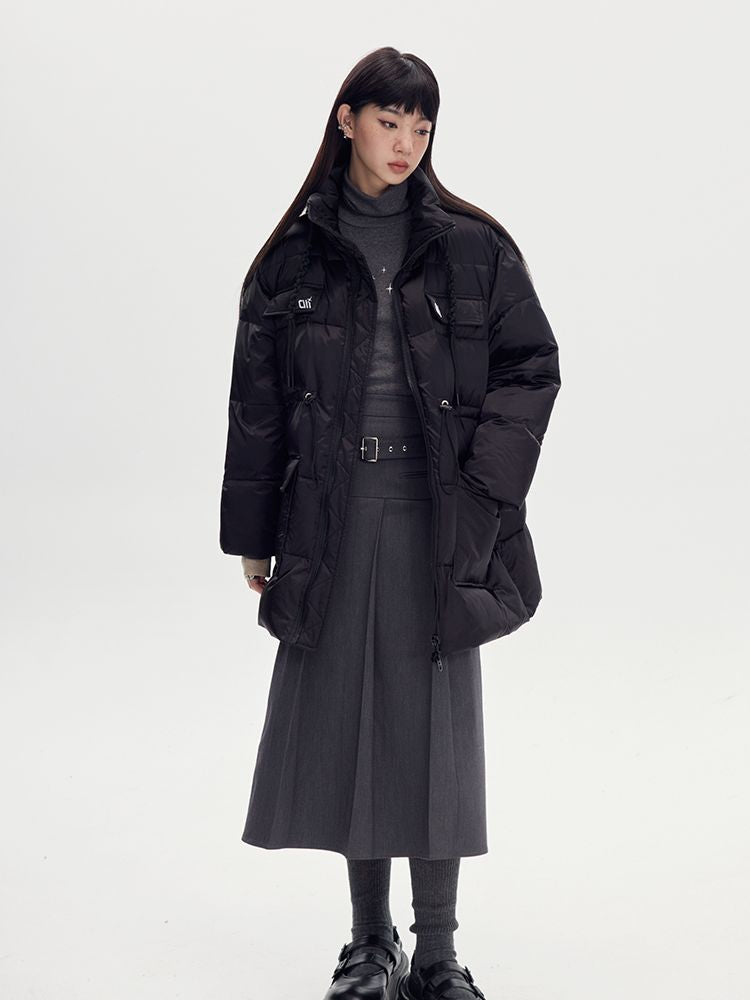 Stand-collar Casual Warm Down-Coat