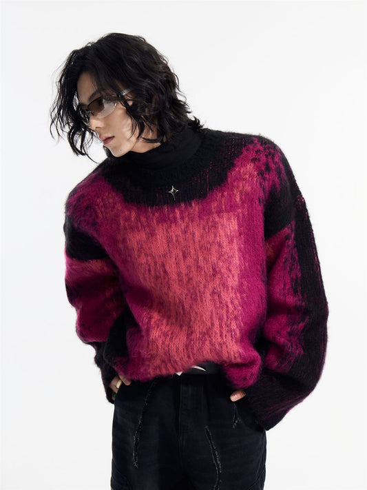 Unisex Gradation Nichi Mohair Knit