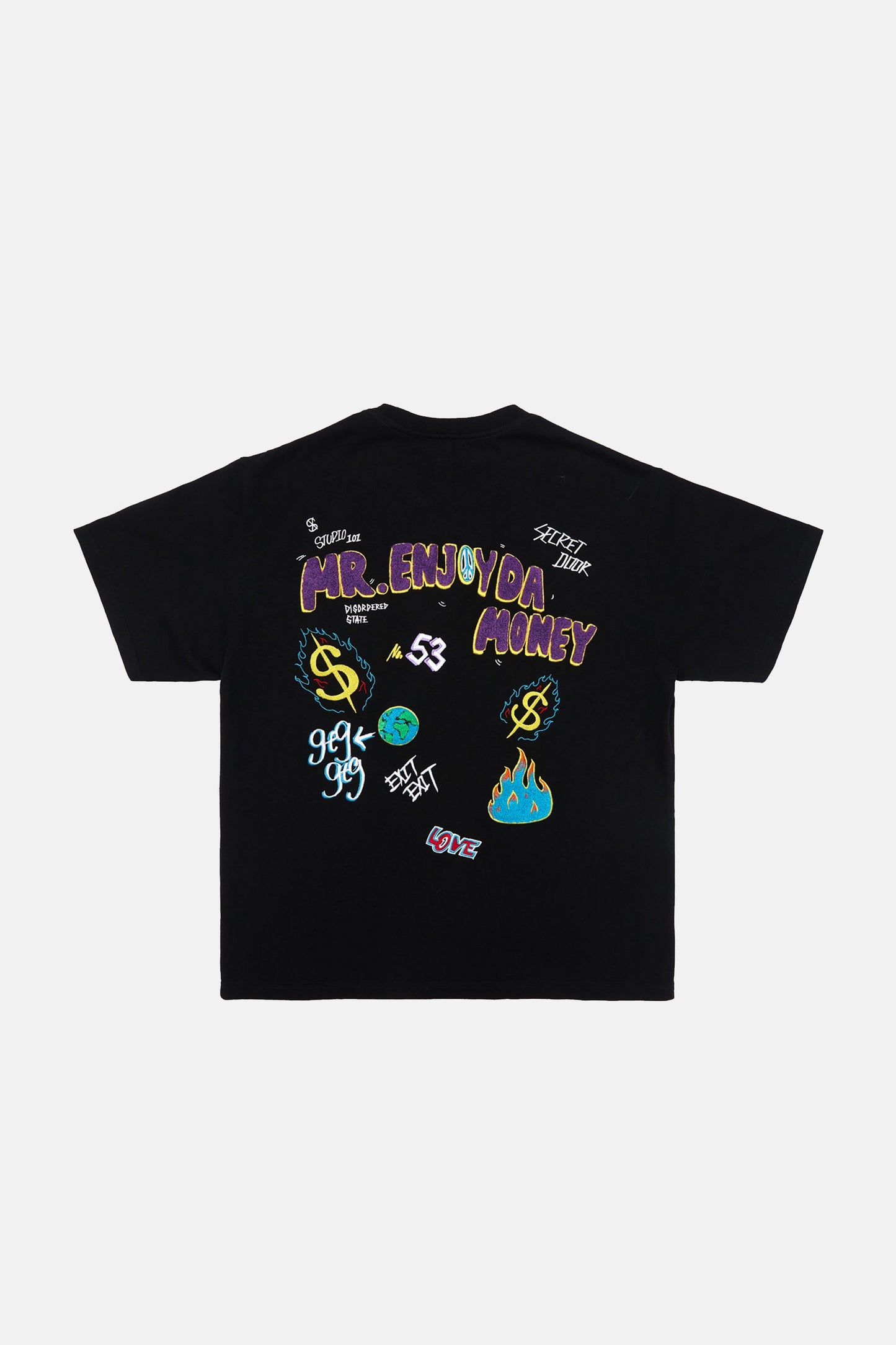 MEDM 자수 패치 티셔츠