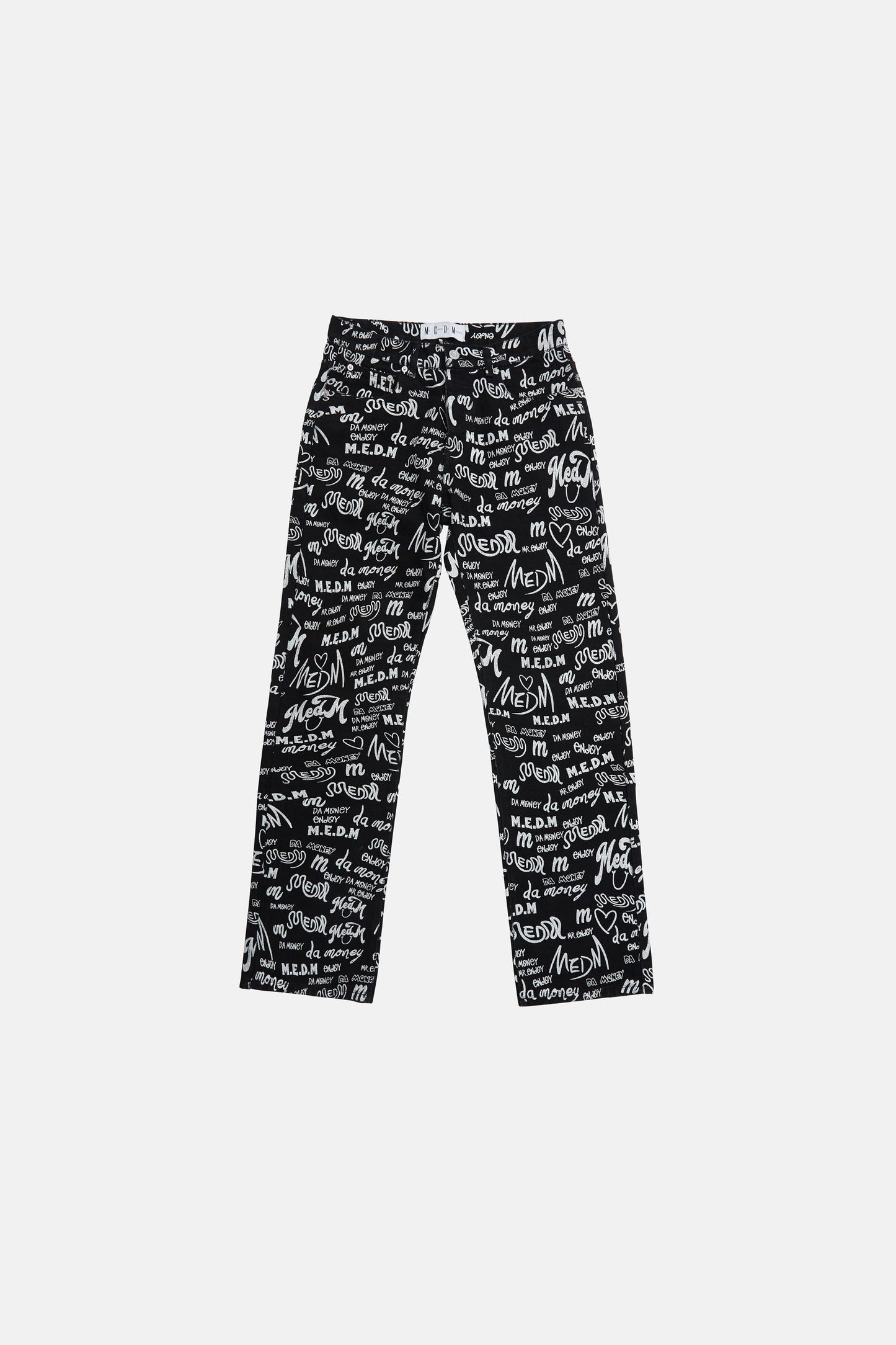 MEDM パターンプリント デニムパンツ