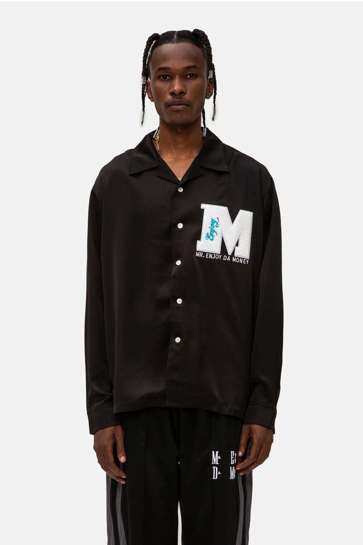 MEDM 블랙 긴팔 셔츠