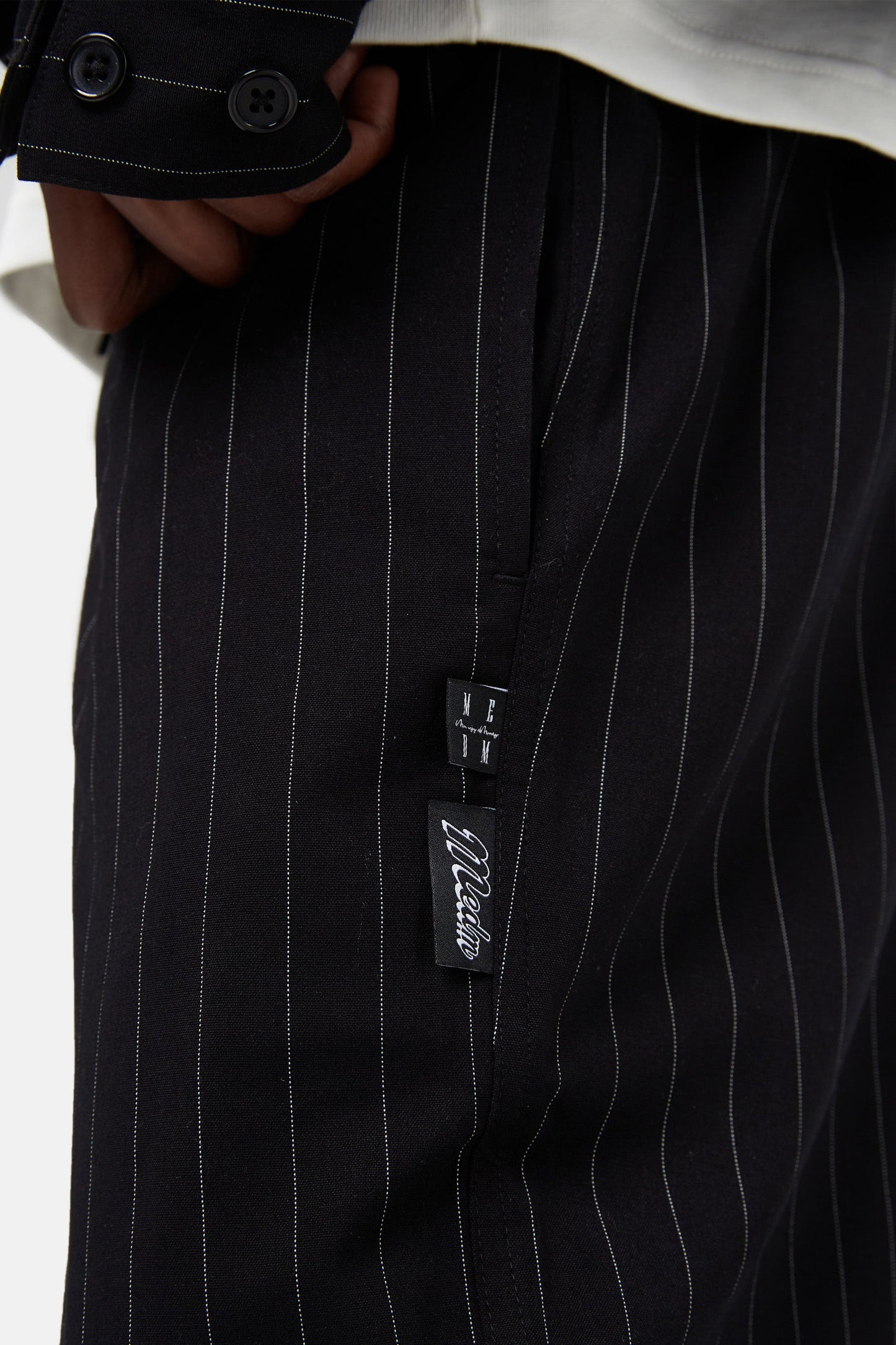 MEDM 스트라이프 팬츠