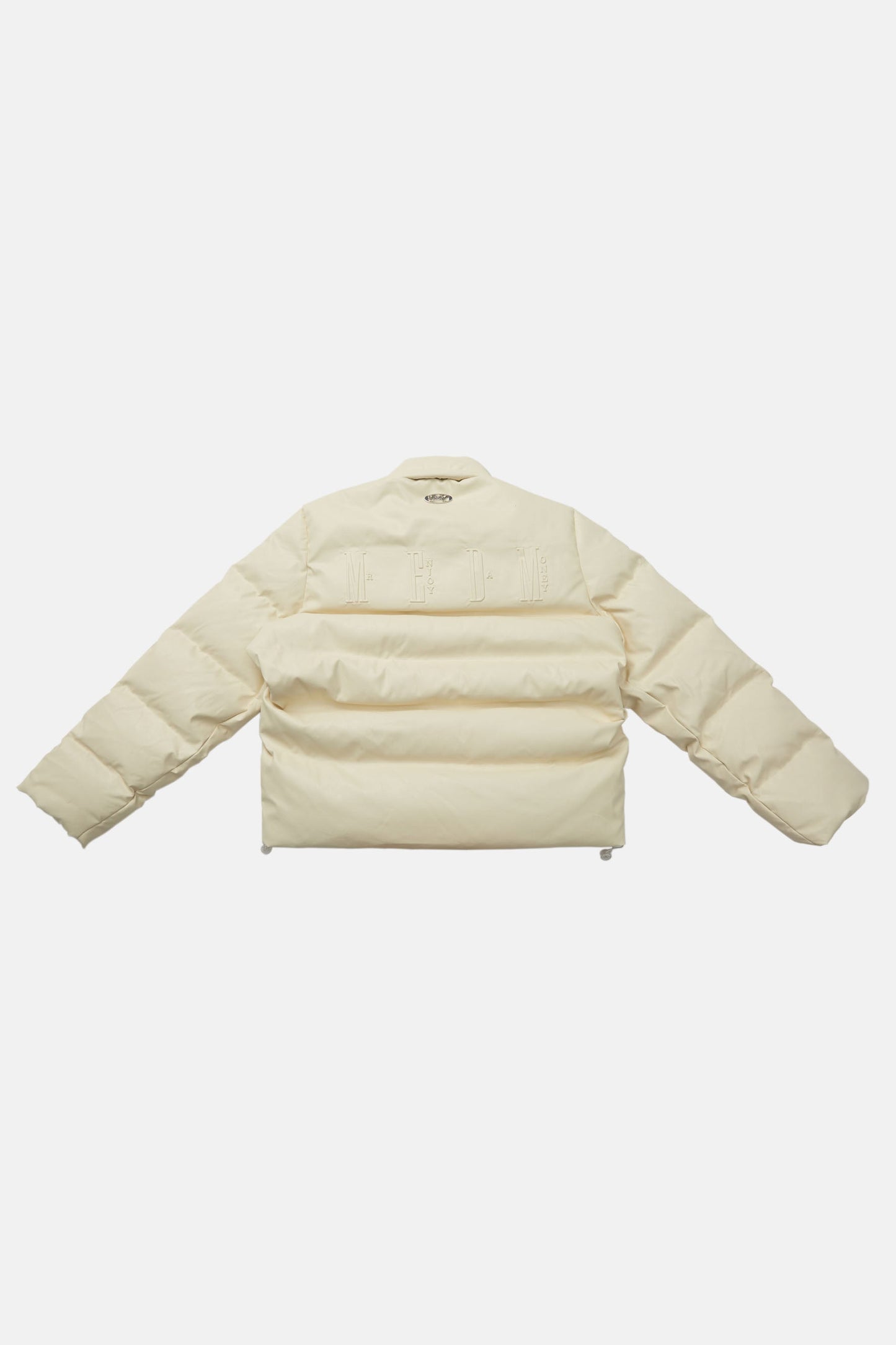 MEDM 마이크로파이버 가죽 푸퍼 재킷