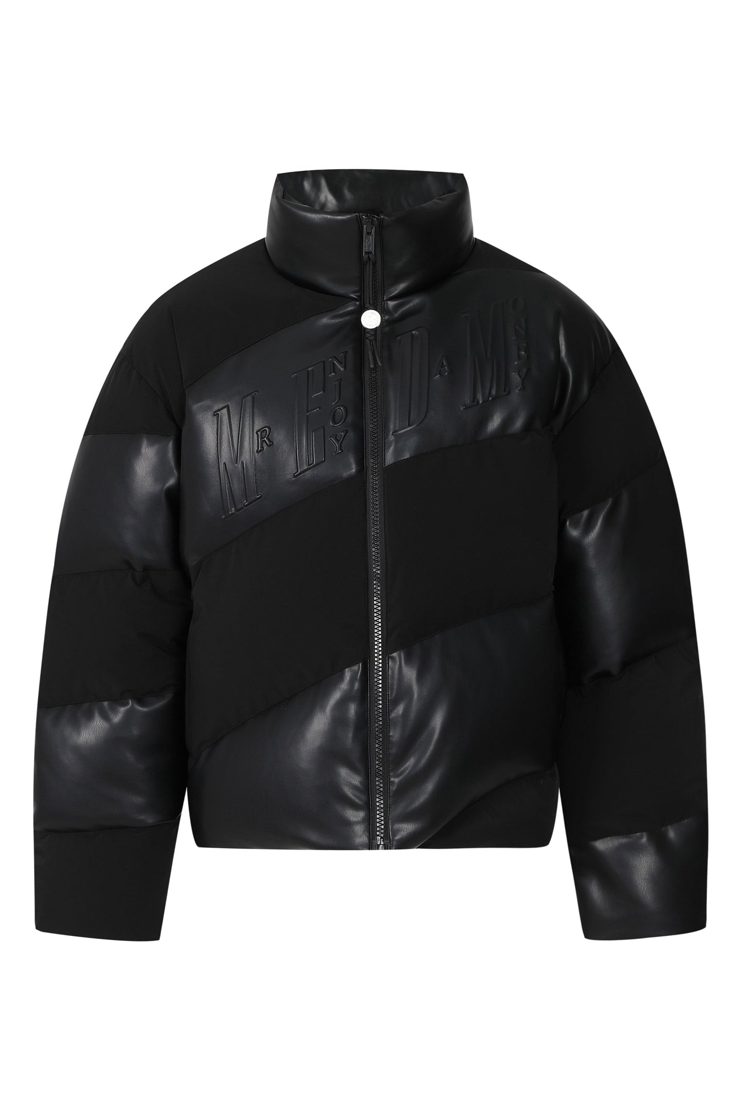 MEDM 엠보싱 로고 다운 재킷