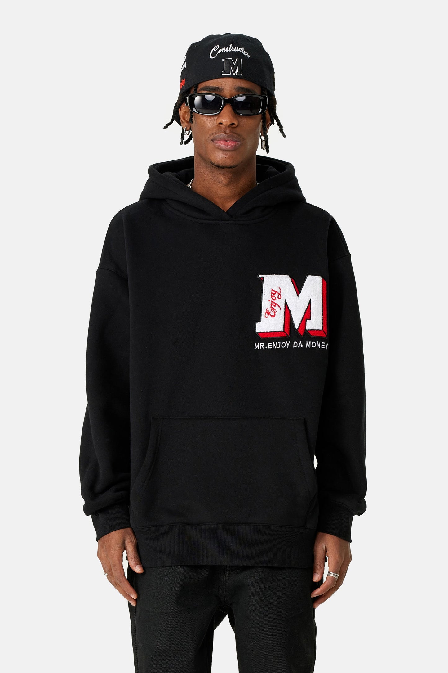 MEDM 자수 로고 후디