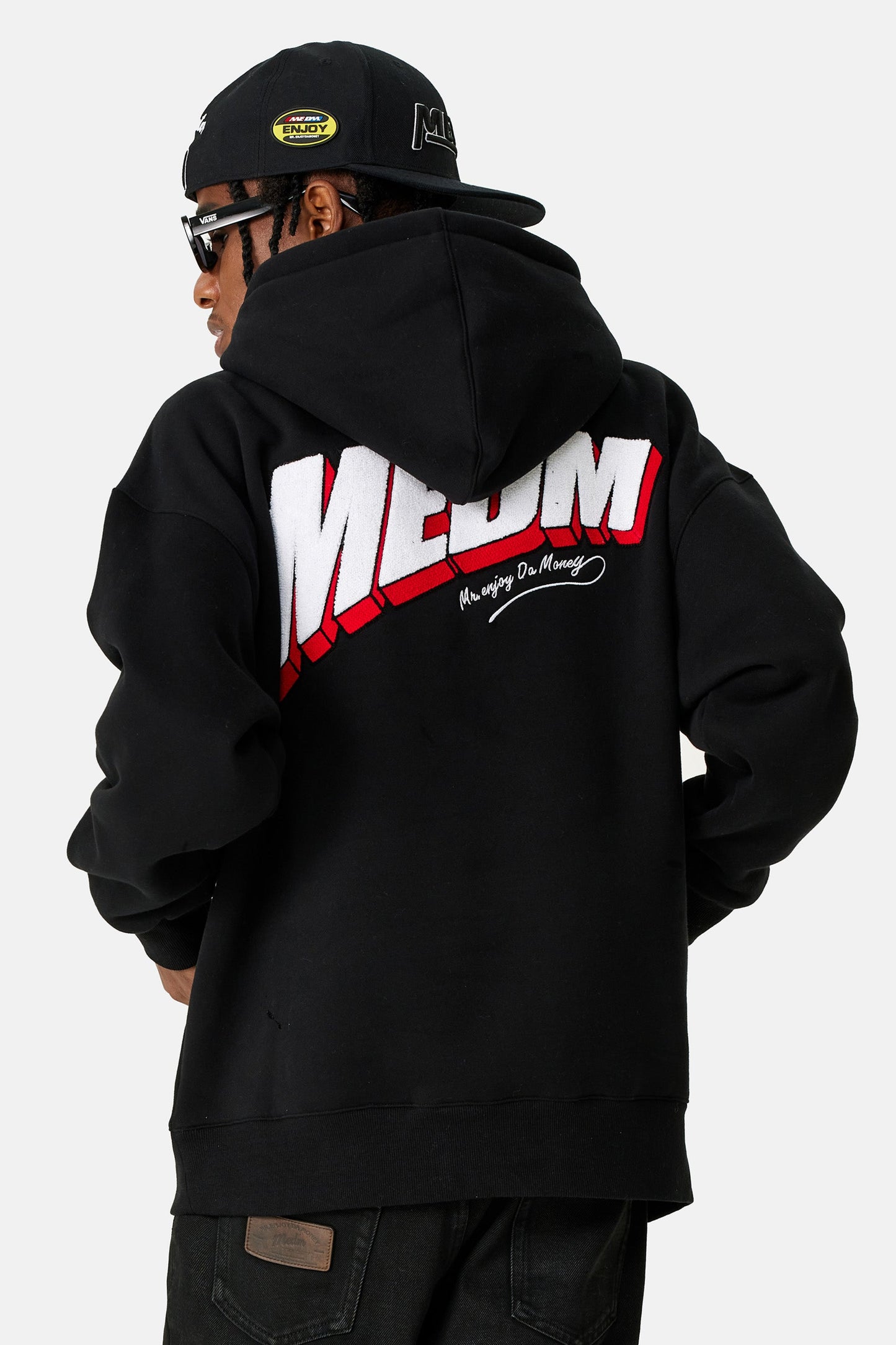 MEDM 자수 로고 후디