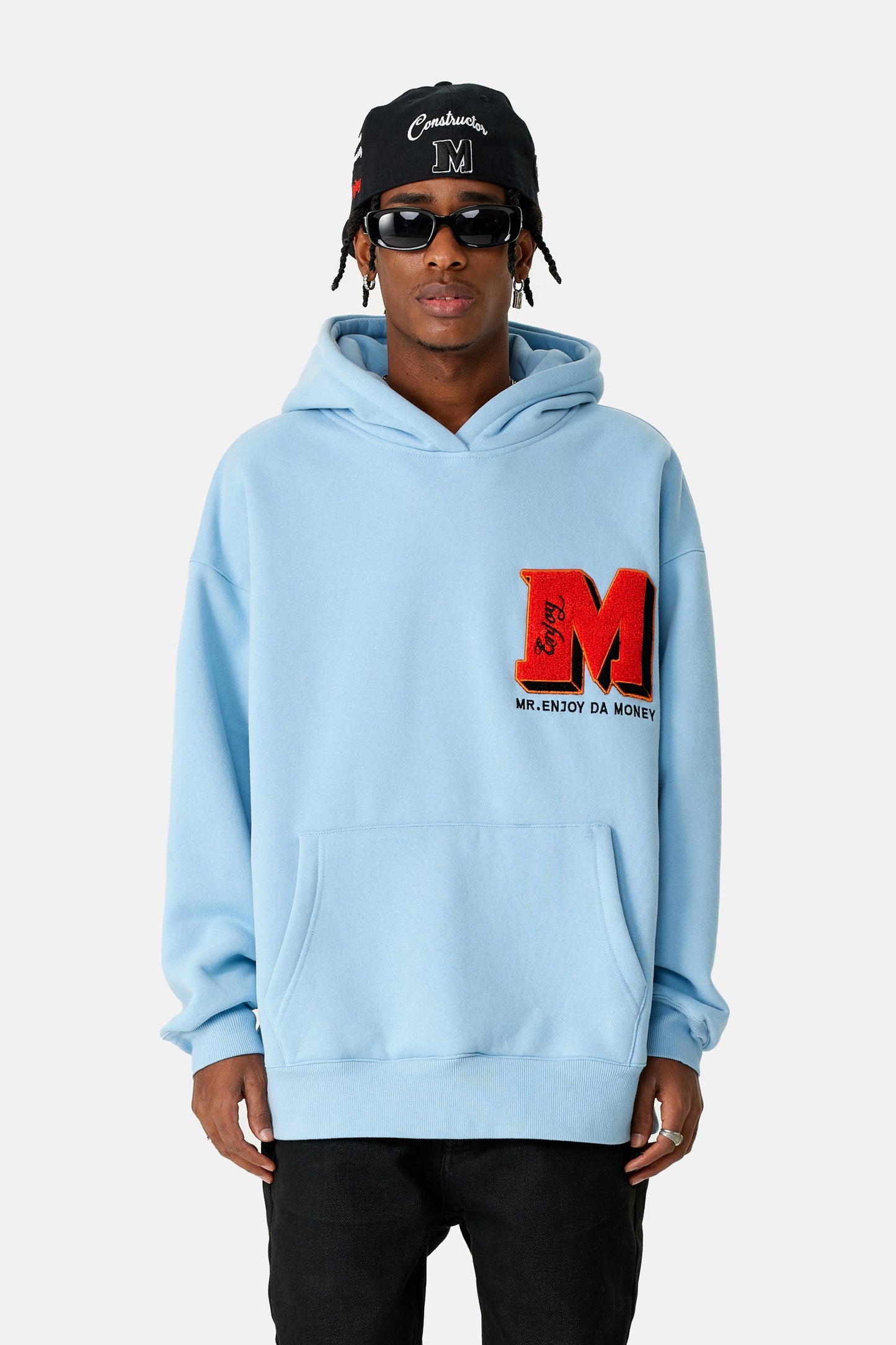 MEDM 자수 로고 후디