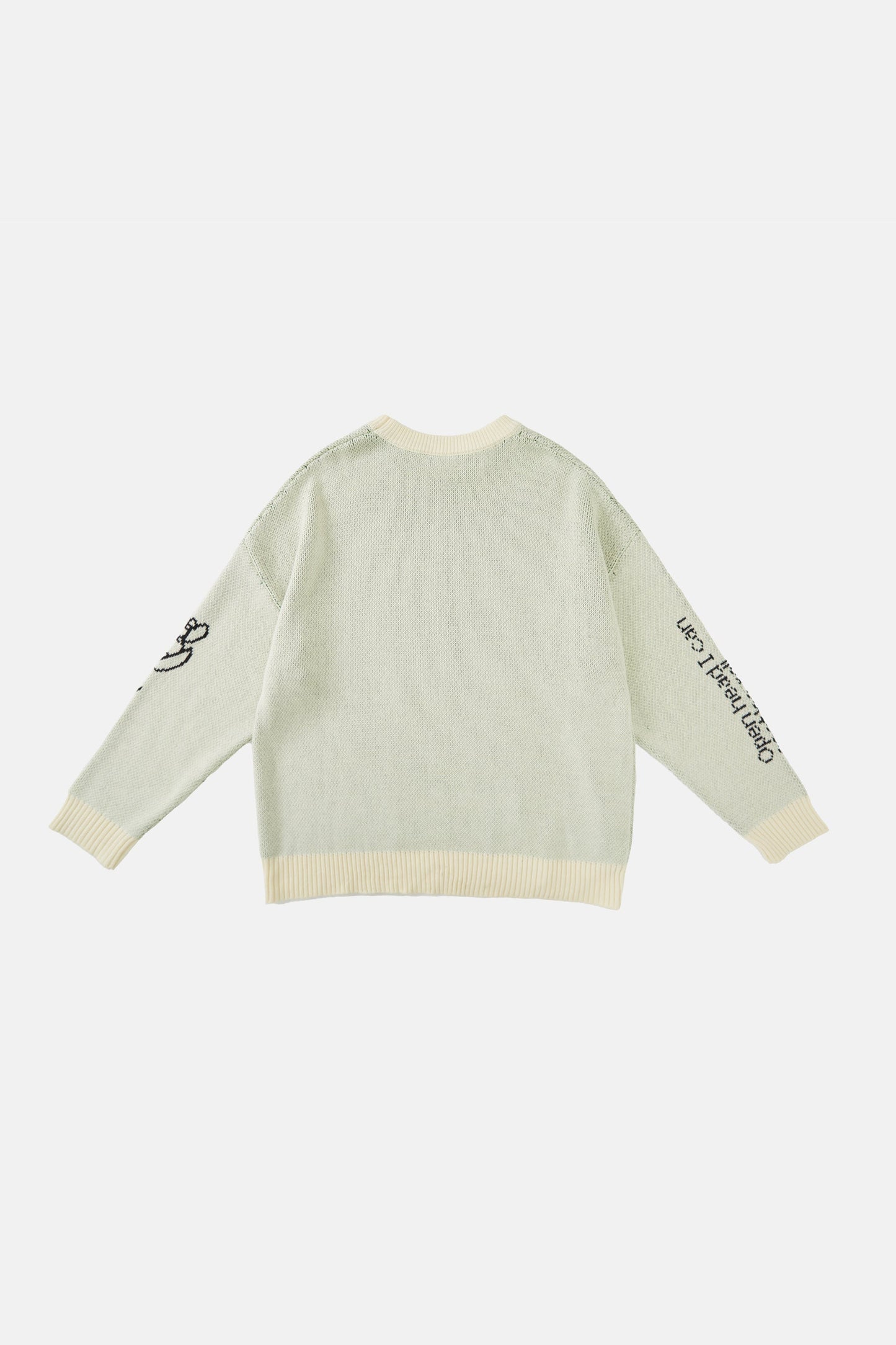 MEDM 페인트 레터 스웨터