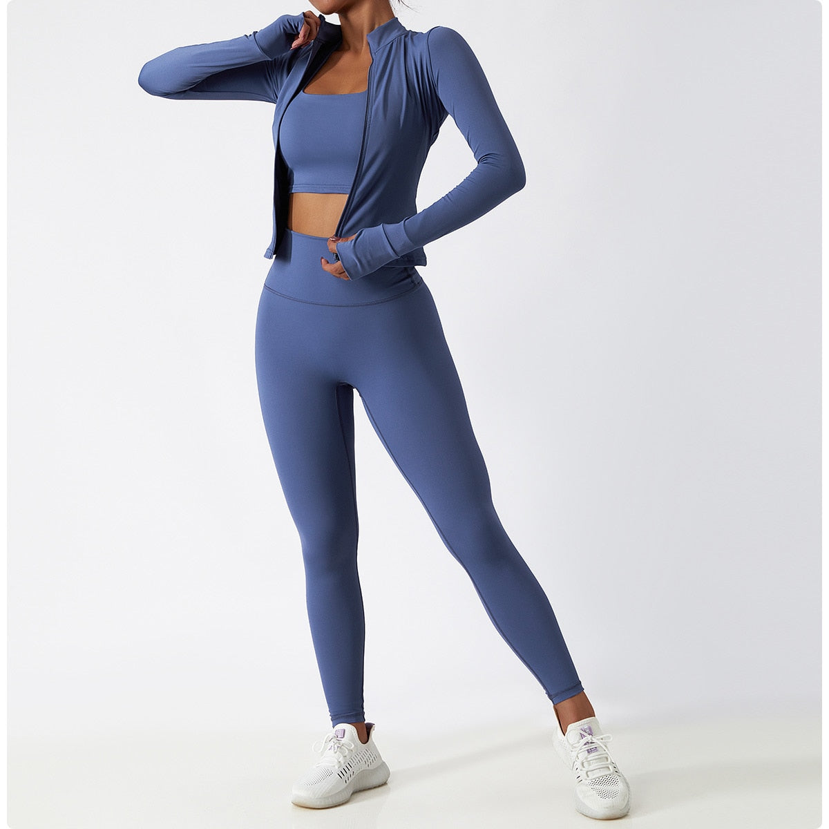 Viral Zip Longsleeve & Leggings Set