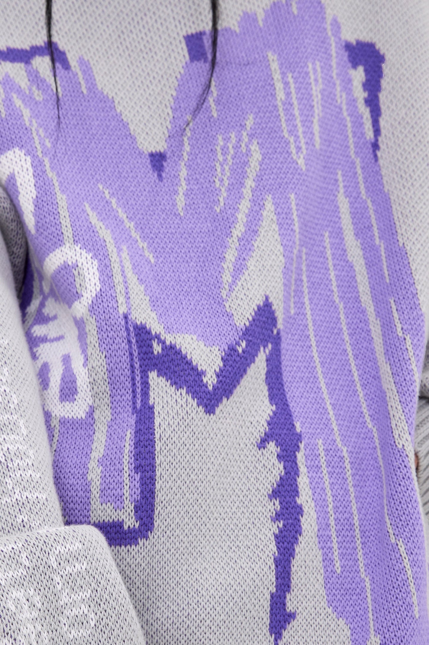 MEDM 페인트 레터 스웨터