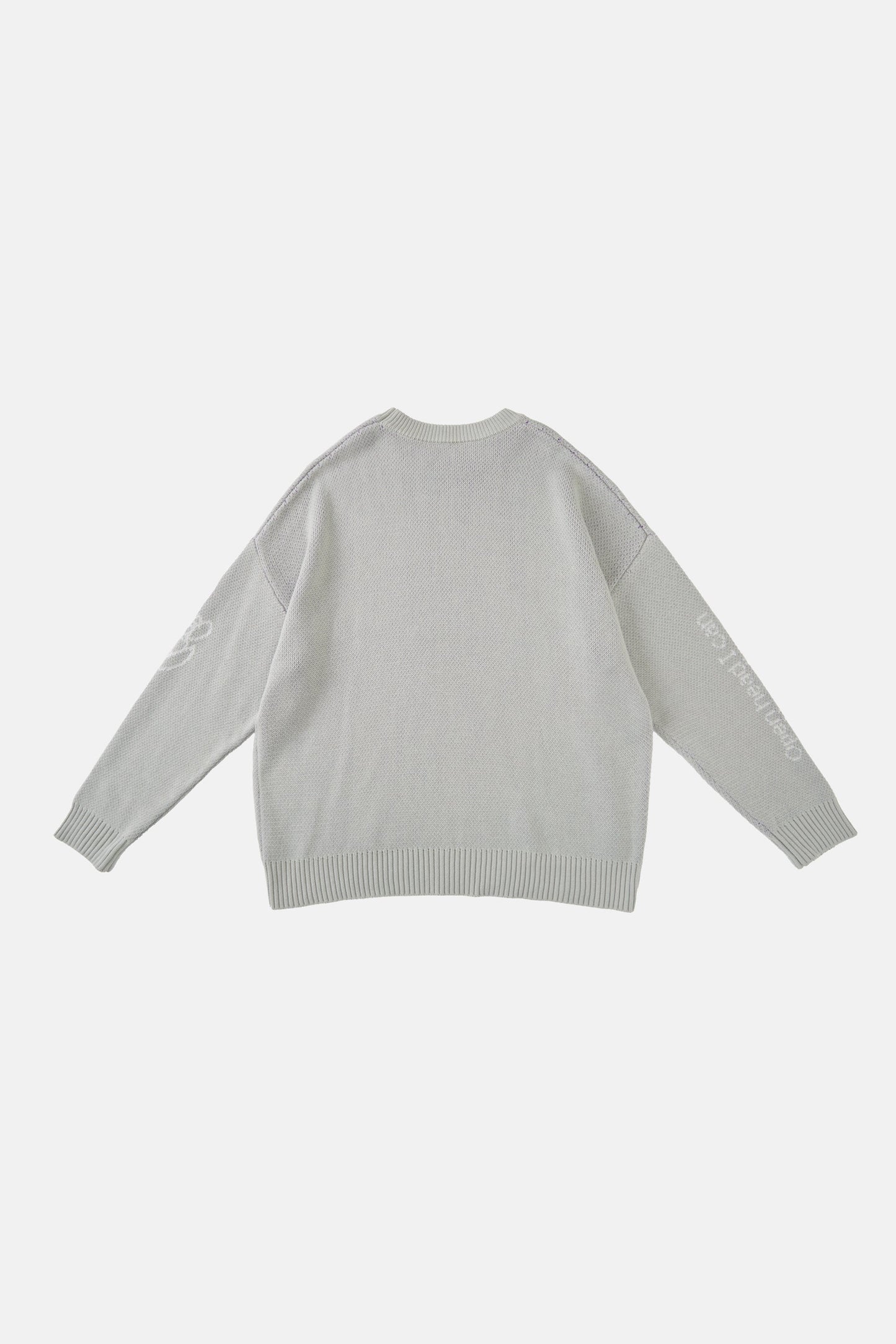 MEDM 페인트 레터 스웨터