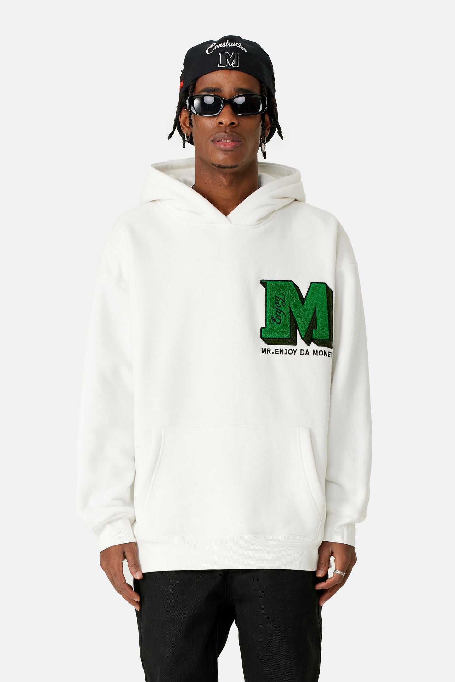 MEDM 자수 로고 후디