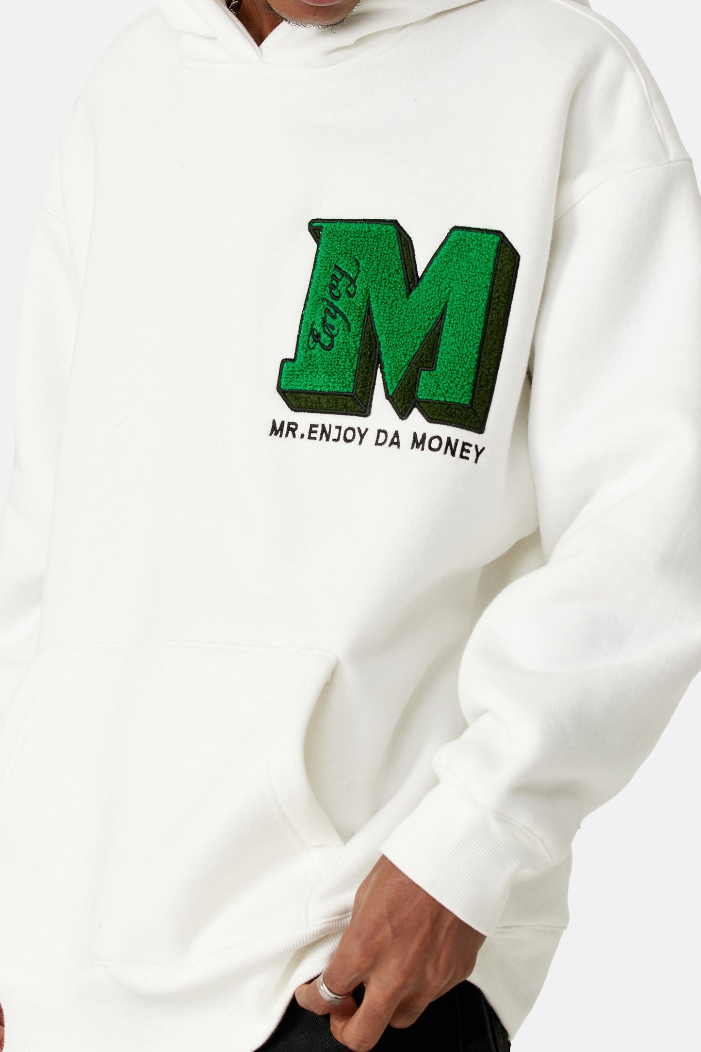 MEDM 자수 로고 후디