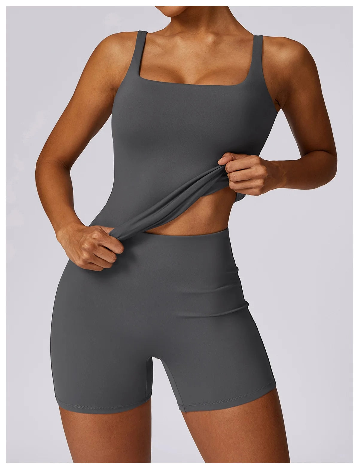 Second Skin Tank Top & Shorts Set