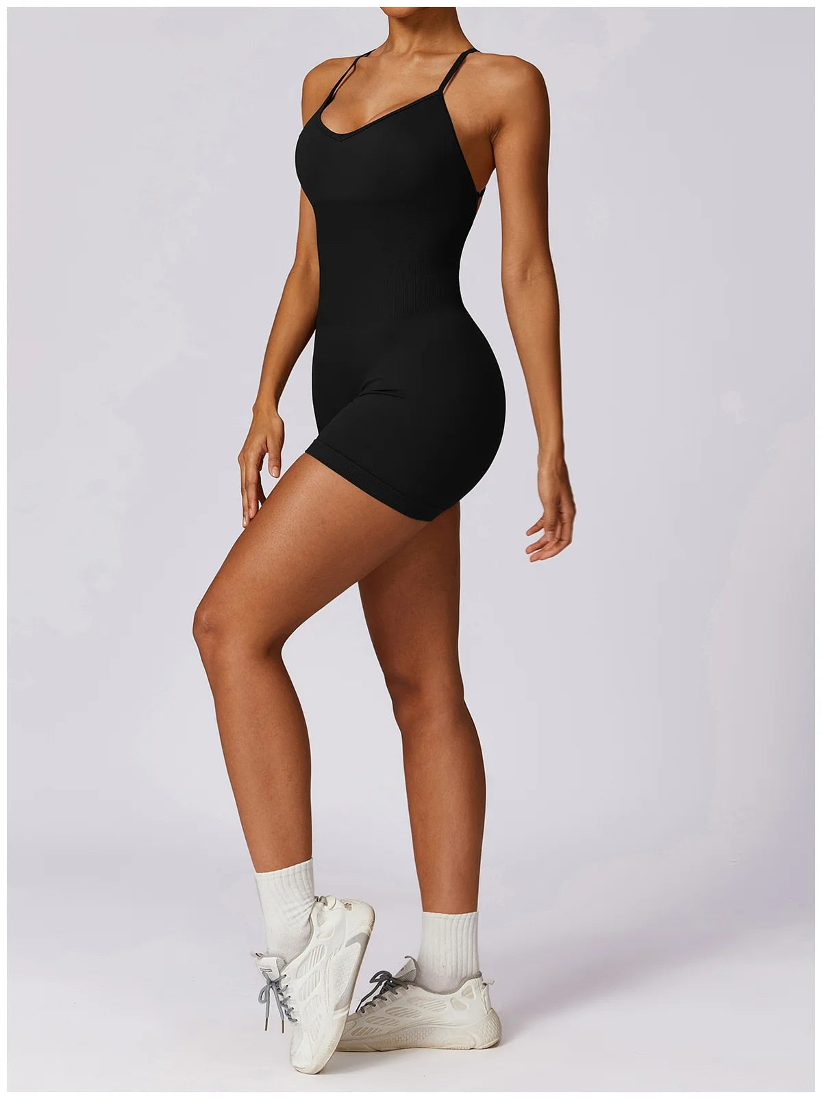 Seamless Scrunch Back Romper