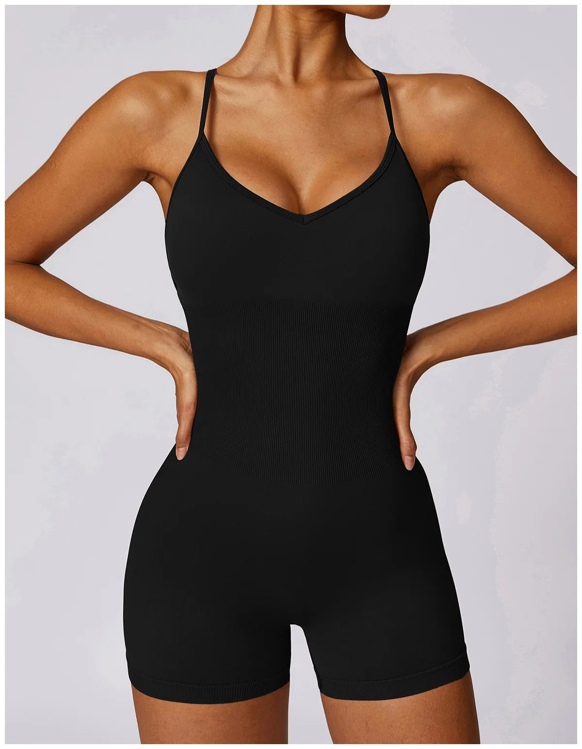 Seamless Scrunch Back Romper