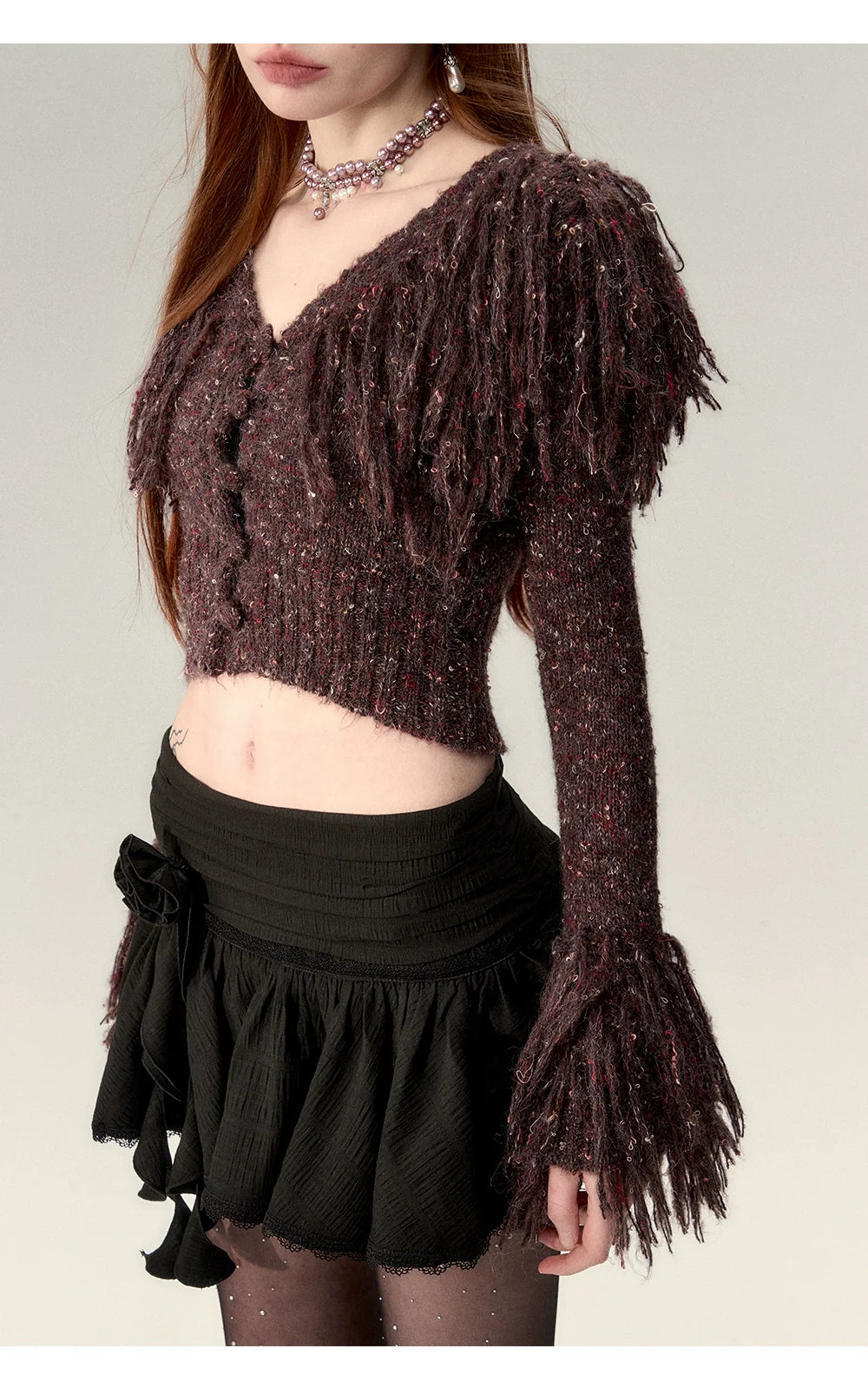 Fringe Knit Sweater