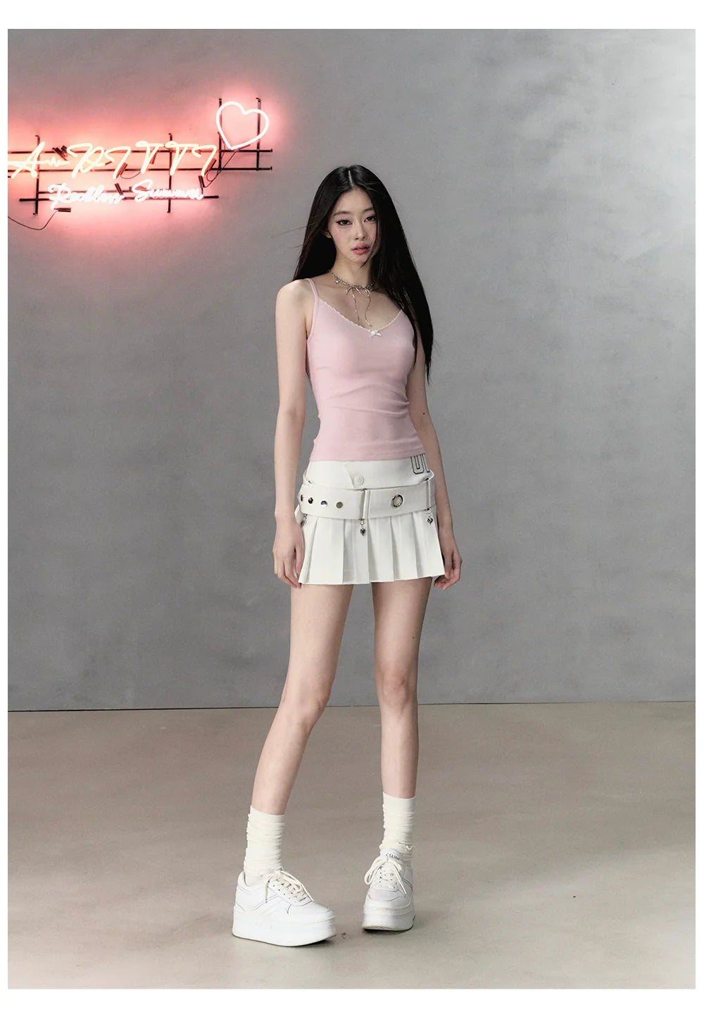 Lace Butterfly Bow Strap Tank Top & Short-sleeve