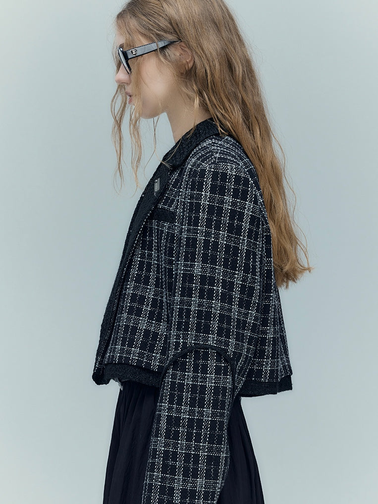 Classic Check Short Jacket ＆ Skirt