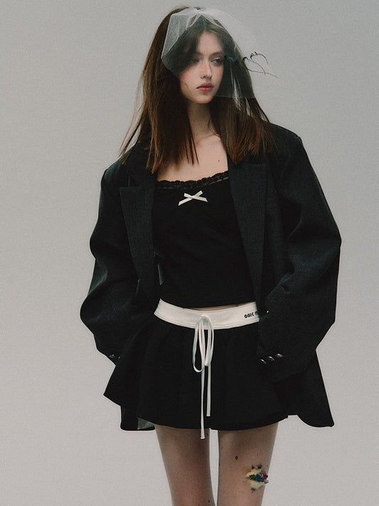 루즈 실루엣 테일러드 재킷 