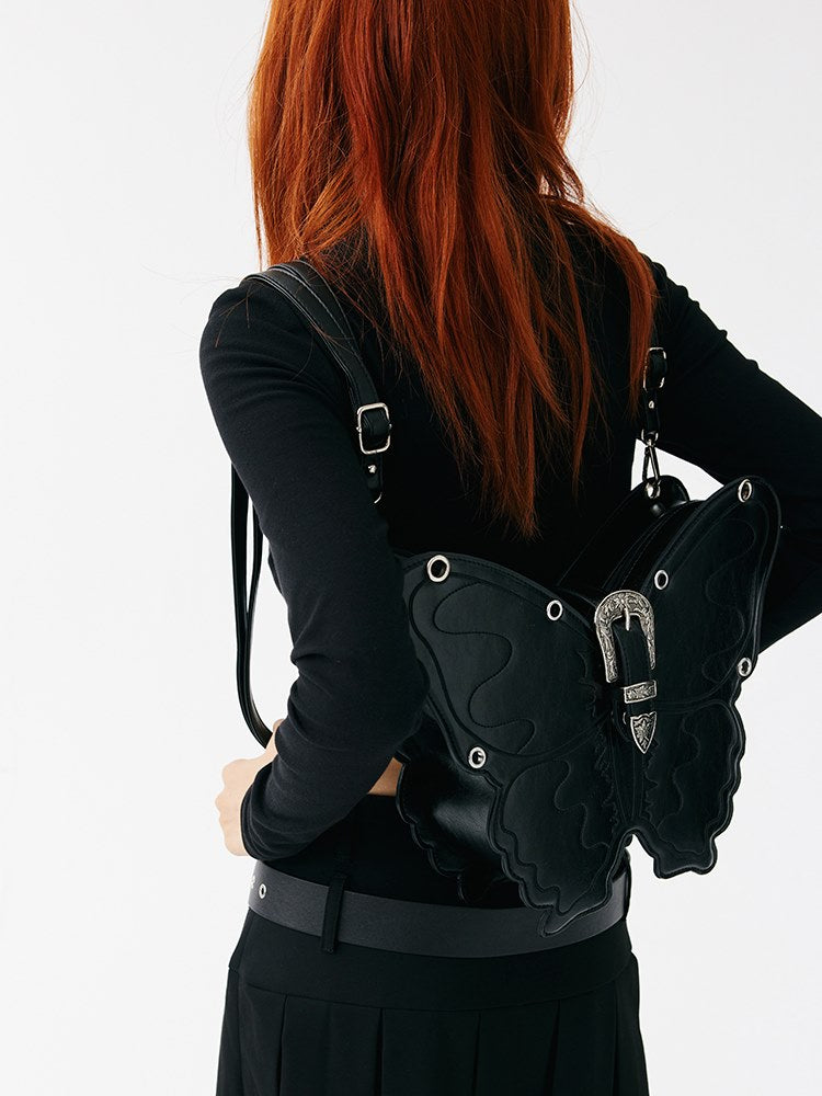 Three-dimensional Punk Butterfly Shape Bag