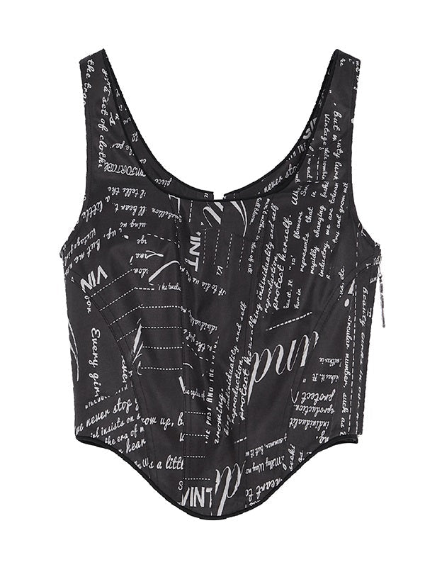 레터 크롭 니치 탑 