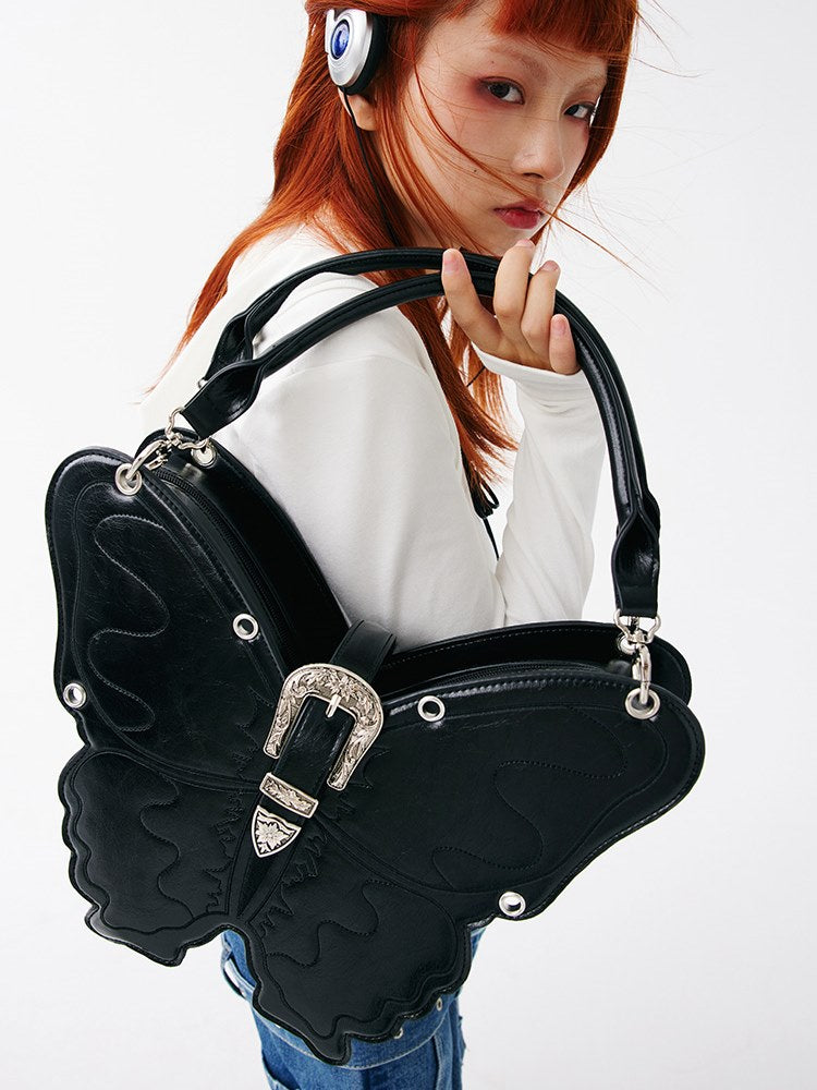 Three-dimensional Punk Butterfly Shape Bag