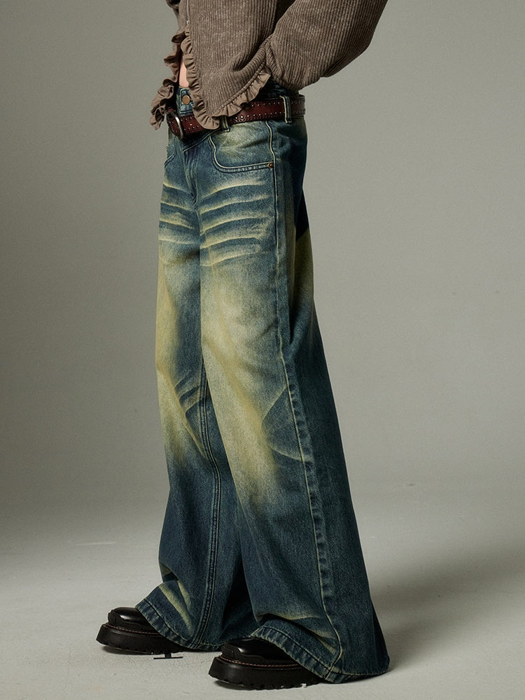 Street Retro Wide Leg Jeans