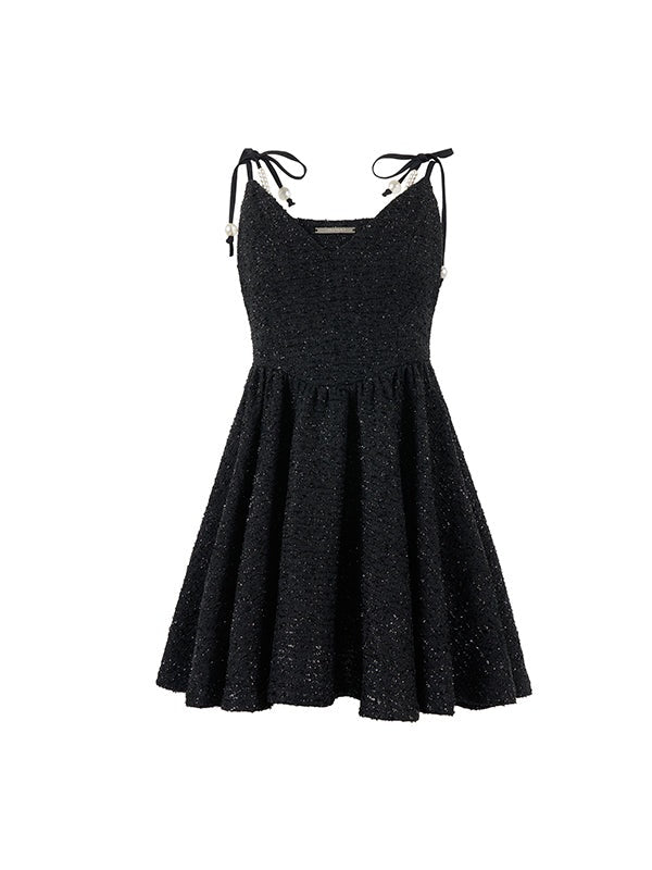 Pearl Strap Suspender Dress