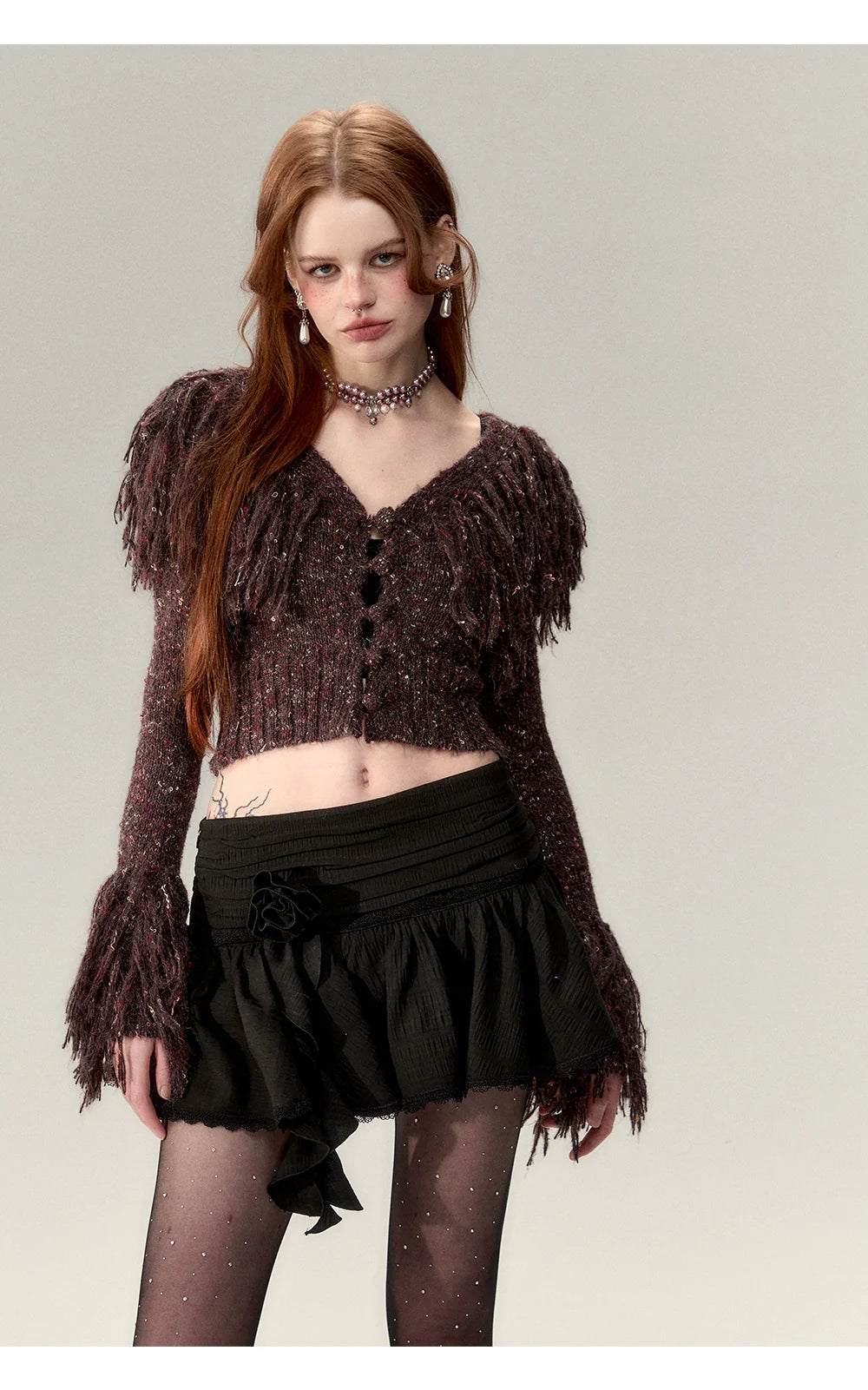 Fringe Knit Sweater