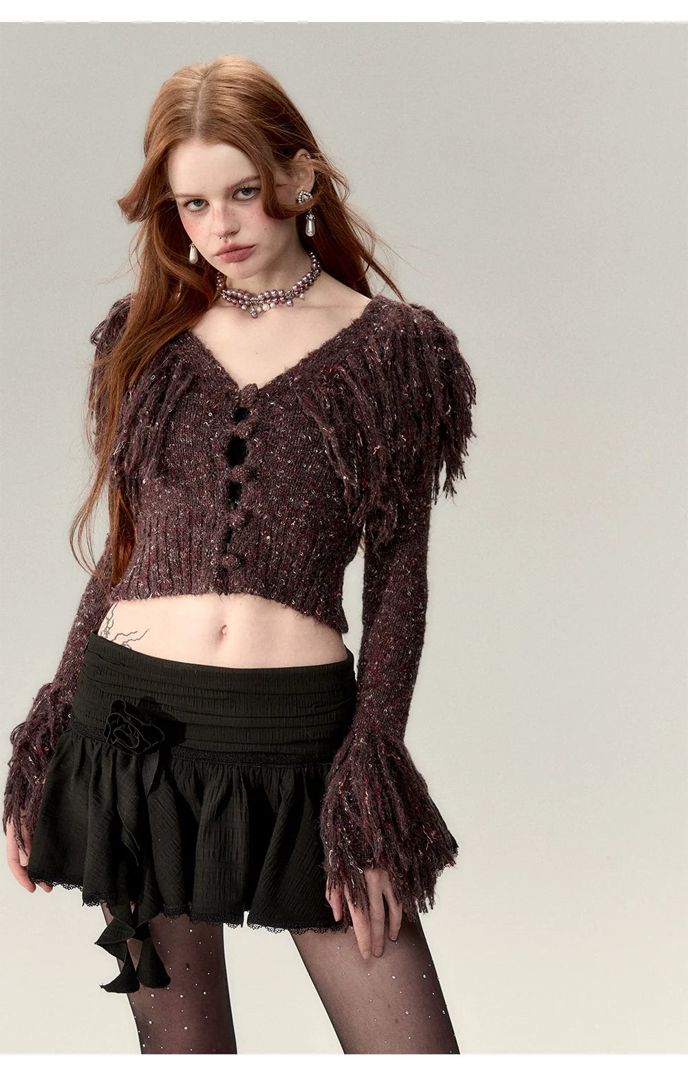 Fringe Knit Sweater