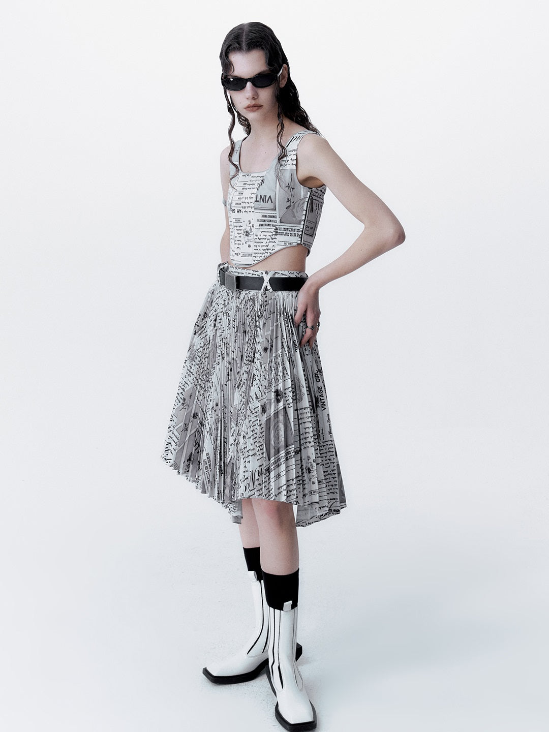 레터 크롭 니치 탑 